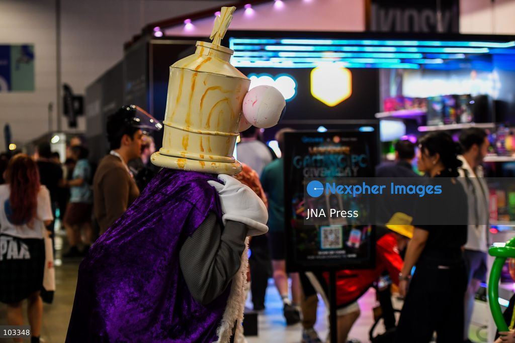 MELBOURNE, AUSTRALIA, OCTOBER 9, 2026: Gaming enthusiasts and cosplay participants attend the opening day of PAX Aus 2026 at the Melbourne Convention and Exhibition Centre. The three-day convention, running from October 9 to 11, brings together gamers, developers, publishers and fans for video game demonstrations, esports competitions, cosplay activities and exhibitions showcasing the latest developments in gaming and entertainment. Photo by Alexander Bogatyrev / JNA Press. (Photo by Alexander Bogatyrev/JNA Press via Nexpher Images)