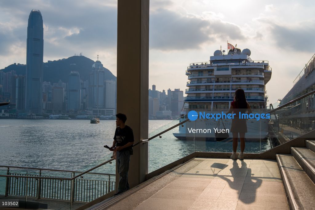 A general view showing the Hong Kong skyline and a cruise ship docked on October 10, 2026 in Hong Kong. (Photo by Vernon Yuen/Nexpher Images)