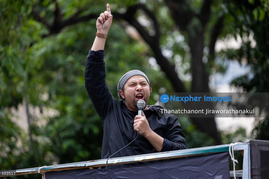 BANGKOK, THAILAND — October 10, 2026: A demonstration concerning the situation in Palestine and Lebanon was scheduled to take place outside the Embassy of Israel in Bangkok, Thailand. The event announcement listed Watermelon Wednesdays Bangkok as the organizer and scheduled the gathering from 10:00 a.m. to 12:00 p.m. local time. (Photo by Thanatchanont Jiraworathanakul/Nexpher Images)