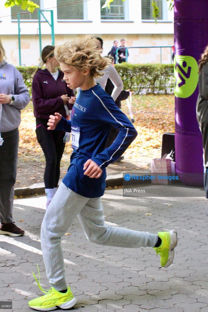 LVIV, UKRAINE, OCTOBER 10, 2026: Around 200 participants take part in the PROBIG | SviTY Run charity event in Lviv to raise funds for children and adolescents affected by the war in Ukraine. Organized by Kids of Ukraine in collaboration with PROBIG and event partners, the fundraiser featured 2.5-kilometer and 5-kilometer races, a children's race and a special race for mothers. Proceeds will support the SviTY program, which operates four psychosocial support centers in Lviv, Khmelnytskyi, Cherkasy and Zhytomyr, providing psychological assistance, social integration activities and educational guidance to adolescents affected by the war. Photo by Catherine Manso / JNA Press. (Photo by Catherine Manso/JNA Press via Nexpher Images)