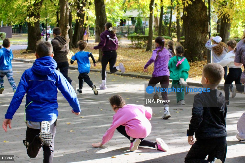 LVIV, UKRAINE, OCTOBER 10, 2026: Around 200 participants take part in the PROBIG | SviTY Run charity event in Lviv to raise funds for children and adolescents affected by the war in Ukraine. Organized by Kids of Ukraine in collaboration with PROBIG and event partners, the fundraiser featured 2.5-kilometer and 5-kilometer races, a children's race and a special race for mothers. Proceeds will support the SviTY program, which operates four psychosocial support centers in Lviv, Khmelnytskyi, Cherkasy and Zhytomyr, providing psychological assistance, social integration activities and educational guidance to adolescents affected by the war. Photo by Catherine Manso / JNA Press. (Photo by Catherine Manso/JNA Press via Nexpher Images)