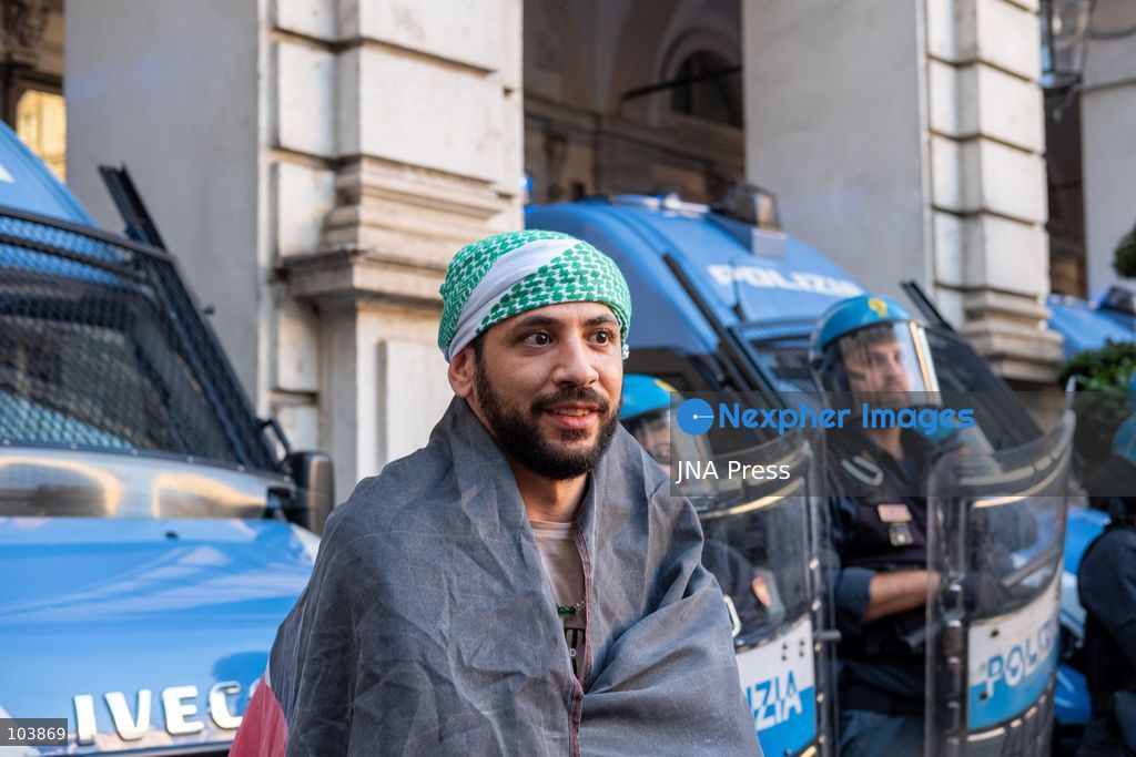 TURIN, ITALY, OCTOBER 10, 2026: Thousands of demonstrators march through the streets of Turin during a regional protest in solidarity with Palestine. Participants from across the Piedmont region gathered for the demonstration organized by Torino per Gaza, waving Palestinian flags and carrying banners as they marched through the city center. The procession passed through several neighborhoods, including Barriera di Milano, before returning toward central Turin. Italian news agency ANSA estimated attendance at around 8,000, while organizers claimed 20,000 participants. Photo by Camilla Baronetto / JNA Press. (Photo by Camilla Baronetto/JNA Press via Nexpher Images)
