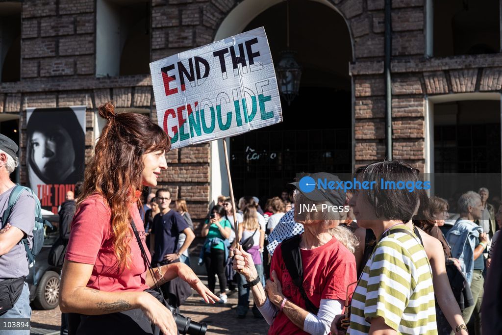 TURIN, ITALY, OCTOBER 10, 2026: Thousands of demonstrators march through the streets of Turin during a regional protest in solidarity with Palestine. Participants from across the Piedmont region gathered for the demonstration organized by Torino per Gaza, waving Palestinian flags and carrying banners as they marched through the city center. The procession passed through several neighborhoods, including Barriera di Milano, before returning toward central Turin. Italian news agency ANSA estimated attendance at around 8,000, while organizers claimed 20,000 participants. Photo by Camilla Baronetto / JNA Press. (Photo by Camilla Baronetto/JNA Press via Nexpher Images)