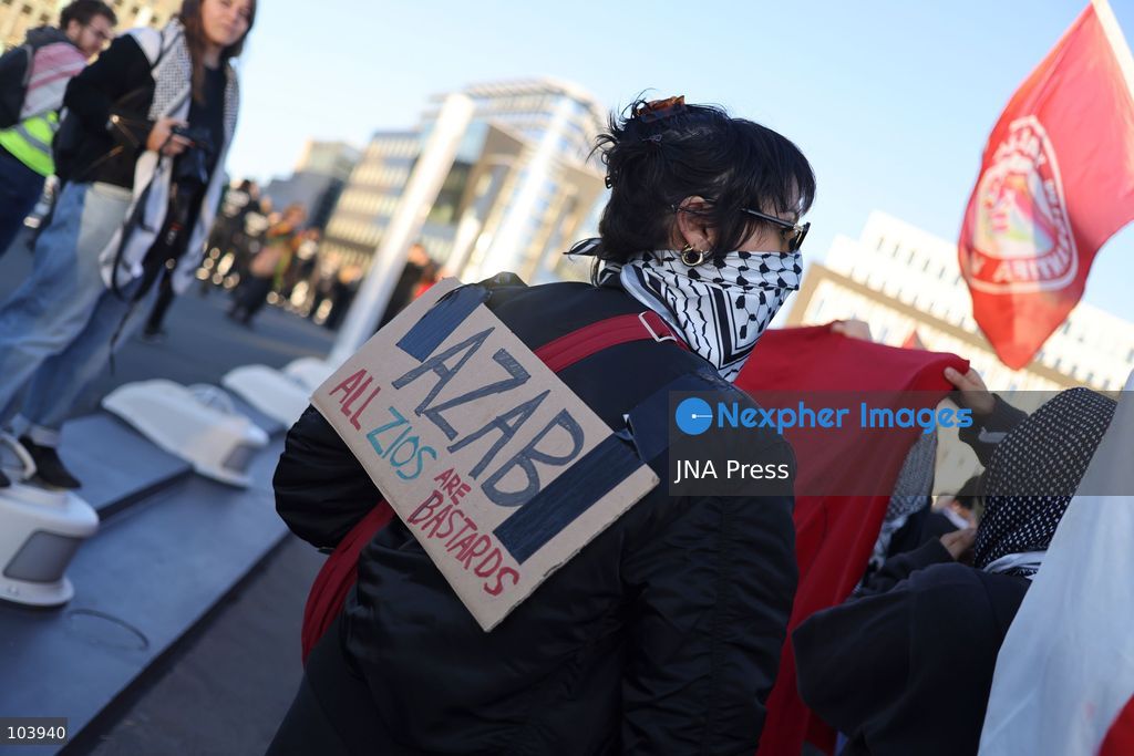 BERLIN, GERMANY, OCTOBER 10, 2026: Thousands of demonstrators take part in the "United4Palestine - No Peace on Stolen Land" march in Berlin, calling for an end to Israel's occupation of Palestinian territories. Protesters demanded that the German government halt arms exports to Israel and end its military and economic support for the country. The demonstration also highlighted opposition to Germany's policies toward Israel and concerns over the humanitarian situation in the Gaza Strip. Photo by Zaira Biagini / JNA Press. (Photo by Zaira Biagini/JNA Press via Nexpher Images)