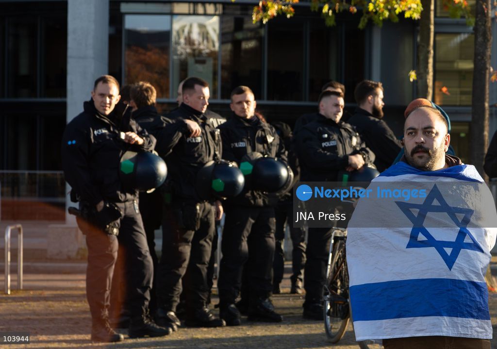 BERLIN, GERMANY, OCTOBER 10, 2026: Pro-Palestinian demonstrators march through Berlin calling for Palestinian rights and an end to the Israeli occupation. Supporters of Israel were also present as the demonstration moved through the German capital. Photo by Somaya Abdelrahman / JNA Press. (Photo by Somaya Abdelrahman/JNA Press via Nexpher Images)