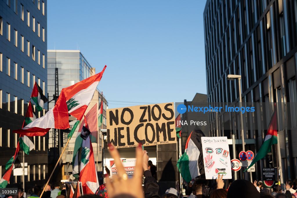 BERLIN, GERMANY, OCTOBER 10, 2026: Pro-Palestinian demonstrators march through Berlin calling for Palestinian rights and an end to the Israeli occupation. Supporters of Israel were also present as the demonstration moved through the German capital. Photo by Somaya Abdelrahman / JNA Press. (Photo by Somaya Abdelrahman/JNA Press via Nexpher Images)