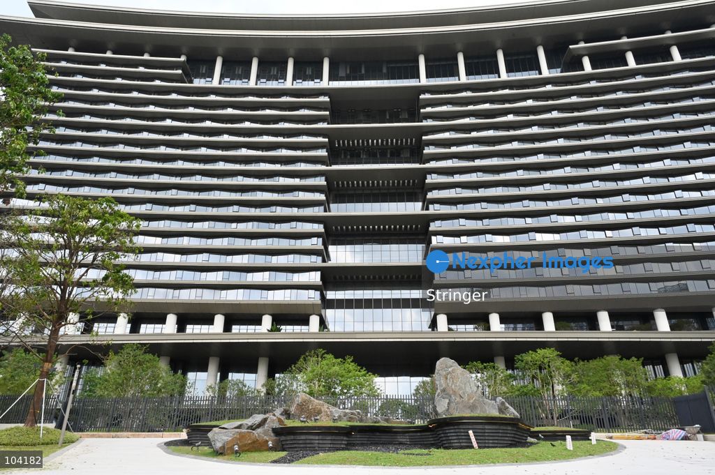 A hotel of InterContinental Shenzhen Greater Bay Area near the APEC Summit of Shenzhen International Communication Center on October 11, 2026 in Shenzhen, China. (Photo by Stringer/Nexpher Images)