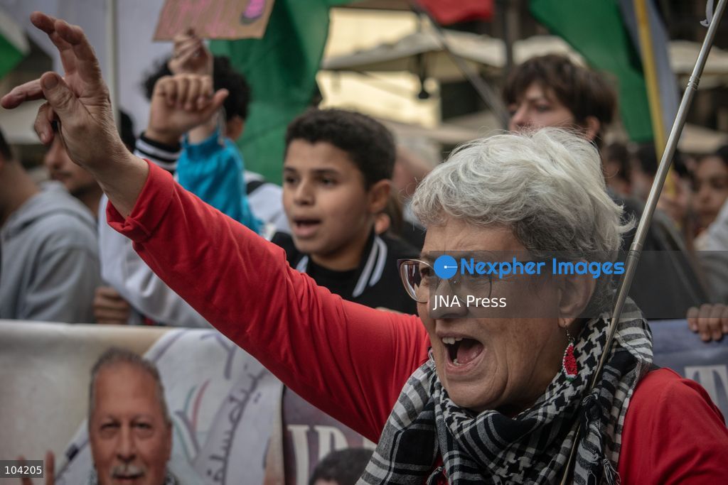 MILAN, ITALY, OCTOBER 10, 2026: Thousands of demonstrators march through central Milan in solidarity with Palestinians, marking three years since the start of the war in Gaza. Protesters carry Palestinian flags, banners and placards as they march from Piazza della Repubblica toward Piazza San Babila, calling for an end to Israel's military operations in Gaza, an arms embargo and the suspension of agreements with Israel. The demonstration was part of a nationwide mobilization organized by Palestinian groups and supporting organizations across Italy. Photo by Nadia Caimi / JNA Press. (Photo by Nadia Caimi/JNA Press via Nexpher Images)