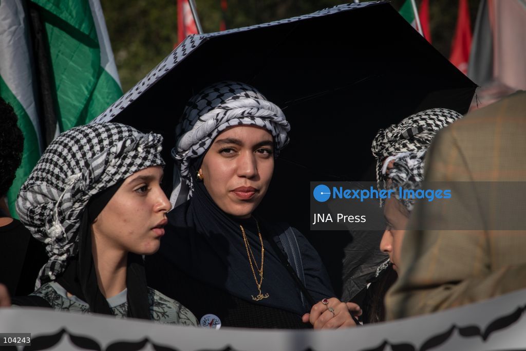 MILAN, ITALY, OCTOBER 10, 2026: Thousands of demonstrators march through central Milan in solidarity with Palestinians, marking three years since the start of the war in Gaza. Protesters carry Palestinian flags, banners and placards as they march from Piazza della Repubblica toward Piazza San Babila, calling for an end to Israel's military operations in Gaza, an arms embargo and the suspension of agreements with Israel. The demonstration was part of a nationwide mobilization organized by Palestinian groups and supporting organizations across Italy. Photo by Nadia Caimi / JNA Press. (Photo by Nadia Caimi/JNA Press via Nexpher Images)