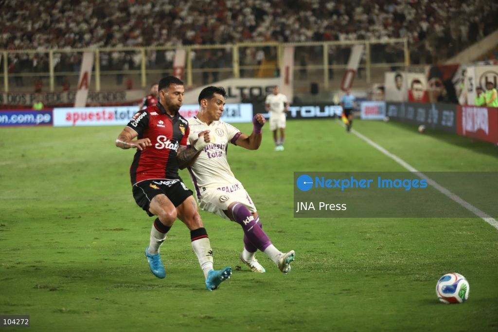 LIMA, PERU, OCTOBER 10, 2026: Matchday 11 of the Peruvian Clausura tournament, in which Universitario de Deportes hosted FBC Melgar at the Estadio Monumental in Lima, Peru. The match ended 2-2. Photo by Sebastián Ulises Blanco Salazar / JNA Press (Photo by Sebastián Ulises Blanco Salazar/JNA Press via Nexpher Images)