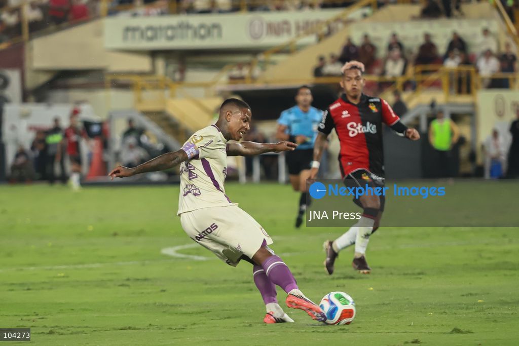 LIMA, PERU, OCTOBER 10, 2026: Matchday 11 of the Peruvian Clausura tournament, in which Universitario de Deportes hosted FBC Melgar at the Estadio Monumental in Lima, Peru. The match ended 2-2. Photo by Sebastián Ulises Blanco Salazar / JNA Press (Photo by Sebastián Ulises Blanco Salazar/JNA Press via Nexpher Images)