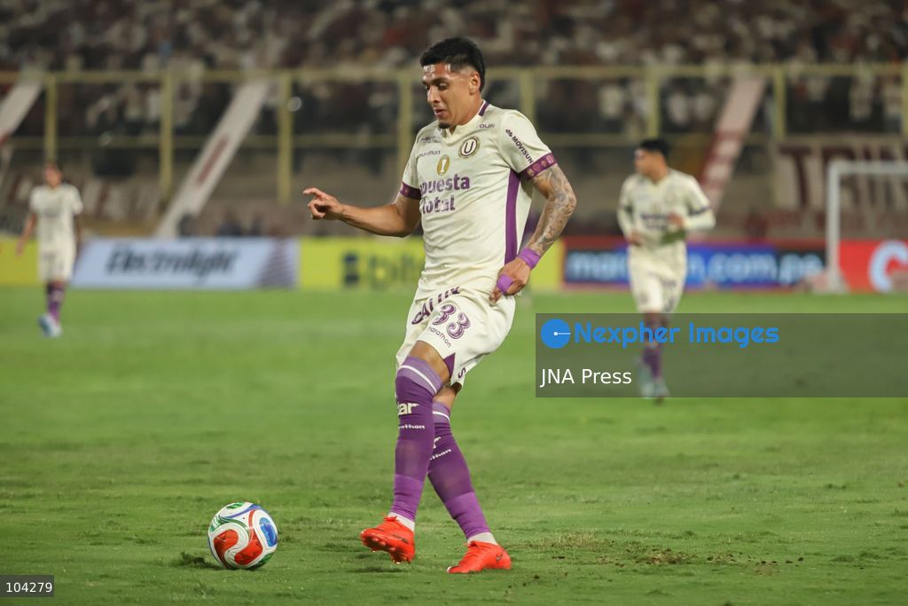 LIMA, PERU, OCTOBER 10, 2026: Matchday 11 of the Peruvian Clausura tournament, in which Universitario de Deportes hosted FBC Melgar at the Estadio Monumental in Lima, Peru. The match ended 2-2. Photo by Sebastián Ulises Blanco Salazar / JNA Press (Photo by Sebastián Ulises Blanco Salazar/JNA Press via Nexpher Images)