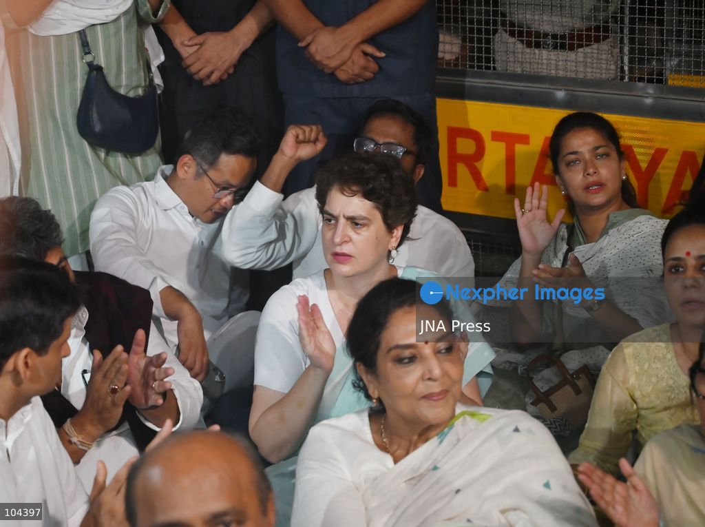 NEW DELHI, INDIA, OCTOBER 9, 2026: Indian opposition leader Rahul Gandhi leads lawmakers from the INDIA bloc in a march from Parliament towards Rashtrapati Bhavan in New Delhi. The opposition delegation sought to meet President Droupadi Murmu to raise concerns over the functioning of the Election Commission of India. Photo by Vishal Kapoor / JNA Press. (Photo by Vishal Kapoor/JNA Press via Nexpher Images)