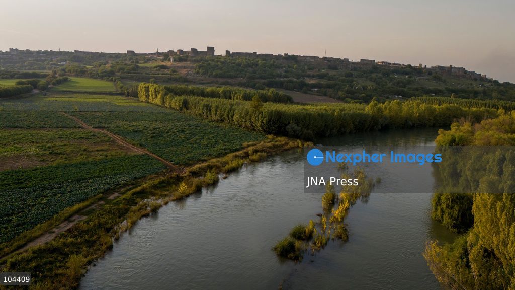 DIYARBAKIR, TURKIYE, OCTOBER 11, 2026: A view of the Hevsel Gardens in Diyarbakir, southeastern Turkiye. The gardens form part of the Diyarbakir Fortress and Hevsel Gardens Cultural Landscape, inscribed on UNESCO's World Heritage List in 2015. Photo by Ardil Batmaz / JNA Press. (Photo by Ardıl Batmaz/JNA Press via Nexpher Images)