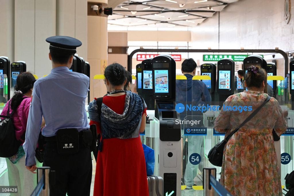 Tourists using E-channel to Hong Kong from Huanggang Port on October 12, 2026 in Shenzhen, China. Huanggang Port officially opened for operation today. (Photo by Stringer/Nexpher Images)