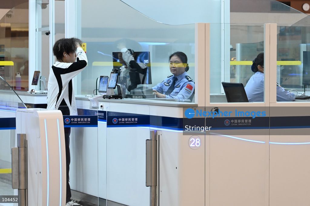 Tourist checking at Huanggang Port on October 12, 2026 in Shenzhen, China. Huanggang Port officially opened for operation today. (Photo by Stringer/Nexpher Images)