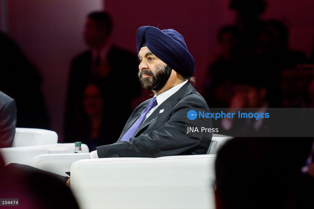 BANGKOK, THAILAND, OCTOBER 12, 2026: World Bank Group President, Ajay Banga takes part in “Small AI: More and Better Jobs” during the 2026 Annual Meetings of the International Monetary Fund and the World Bank Group in Bangkok. The session explores how affordable and accessible artificial intelligence can improve productivity and create jobs. Photo by Watsawat Koktabtim / JNA Press. (Photo by Watsawat "James" Koktabtim/JNA Press via Nexpher Images)