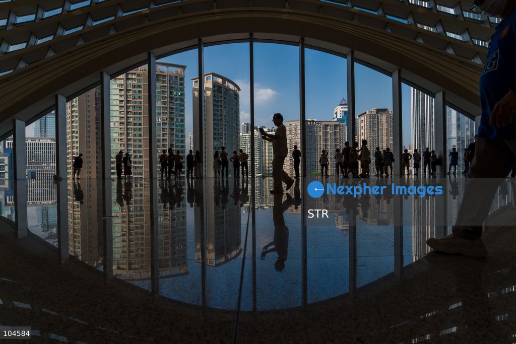 A viewing area inside Huanggang Port on October 12, 2026 in Shenzhen, China. (Photo by STR/Nexpher Images)
