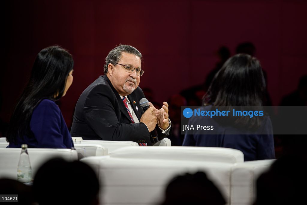 BANGKOK, THAILAND - OCTOBER 12, 2026: Seychelles’ Minister for Finance, Economic Planning, Trade and Investment, Pierre Laporte speaks during “Small AI: More and Better Jobs” during the 2026 Annual Meetings of the International Monetary Fund and the World Bank Group in Bangkok. The session explores how affordable and accessible artificial intelligence can improve productivity and create jobs. Photo by Watsawat Koktabtim / JNA Press. (Photo by Watsawat "James" Koktabtim/JNA Press via Nexpher Images)