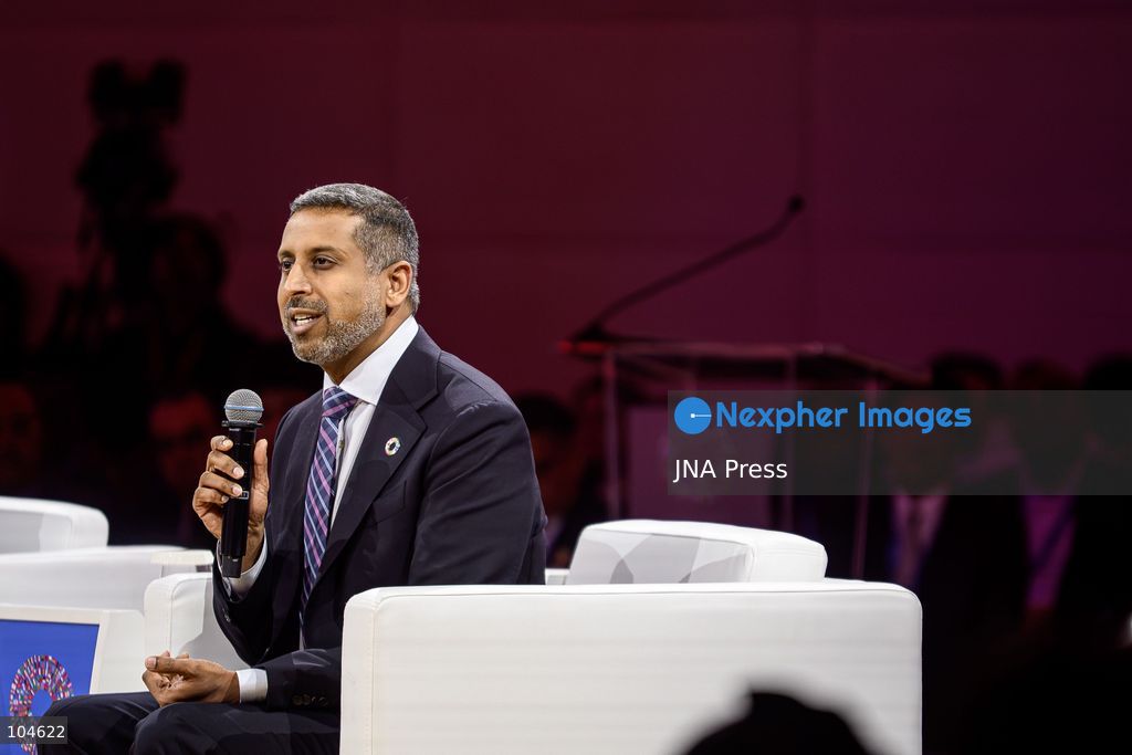 BANGKOK, THAILAND - OCTOBER 12, 2026: Patrick J. McGovern Foundation President Vilas Dhar speaks during “Small AI: More and Better Jobs” during the 2026 Annual Meetings of the International Monetary Fund and the World Bank Group in Bangkok. The session explores how affordable and accessible artificial intelligence can improve productivity and create jobs. Photo by Watsawat Koktabtim / JNA Press. (Photo by Watsawat "James" Koktabtim/JNA Press via Nexpher Images)