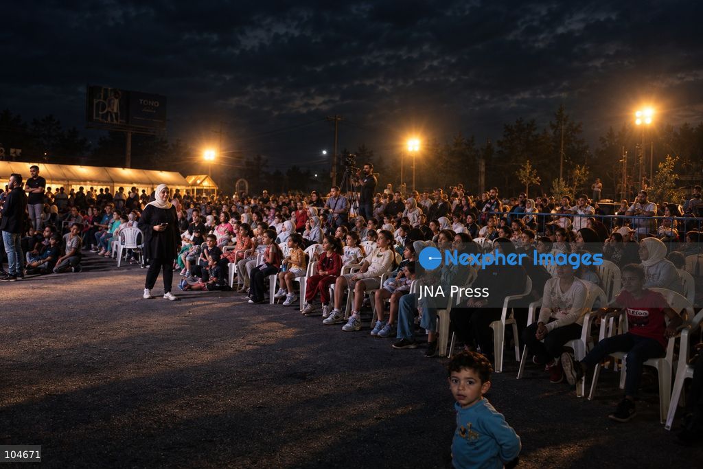 NABATIEH, LEBANON, OCTOBER 11, 2026: A theatrical performance titled "The Key to Nabatieh" takes place as part of an olive exhibition in Nabatieh, southern Lebanon. Photo by Razan Kdouh / JNA Press. (Photo by razan kdouh/JNA Press via Nexpher Images)