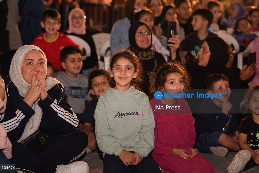 NABATIEH, LEBANON, OCTOBER 11, 2026: A theatrical performance titled "The Key to Nabatieh" takes place as part of an olive exhibition in Nabatieh, southern Lebanon. Photo by Razan Kdouh / JNA Press. (Photo by razan kdouh/JNA Press via Nexpher Images)