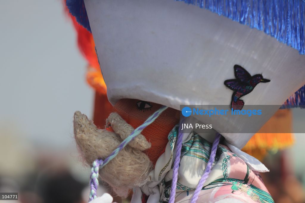 MEXICO CITY, MEXICO, OCTOBER 12, 2026: Children and adults take part in a pilgrimage from Xochimilco to the Basilica of Guadalupe in Mexico City, accompanied by traditional chinelo dancers. Photo by Carlos Santiago / JNA Press. (Photo by Carlos Santiago/JNA Press via Nexpher Images)