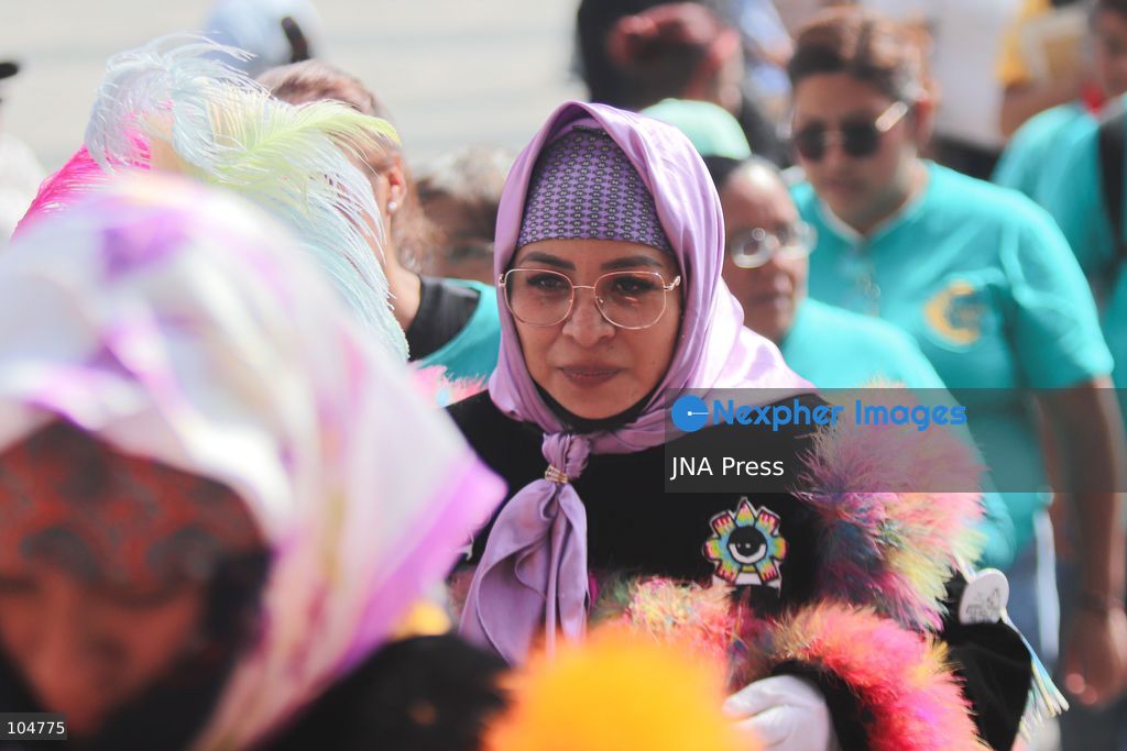 MEXICO CITY, MEXICO, OCTOBER 12, 2026: Children and adults take part in a pilgrimage from Xochimilco to the Basilica of Guadalupe in Mexico City, accompanied by traditional chinelo dancers. Photo by Carlos Santiago / JNA Press. (Photo by Carlos Santiago/JNA Press via Nexpher Images)
