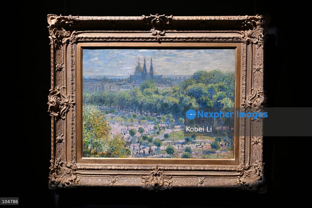 Le Jardin des Tuileries, an artwork of Claude Monet display at Sotheby's Maison on October 13, 2026 in Hong Kong. (Photo by Kobei Li/Nexpher Images)