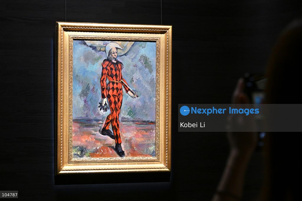Arlequin, an artwork of Paul Cézanne display at Sotheby's Maison on October 13, 2026 in Hong Kong. (Photo by Kobei Li/Nexpher Images)