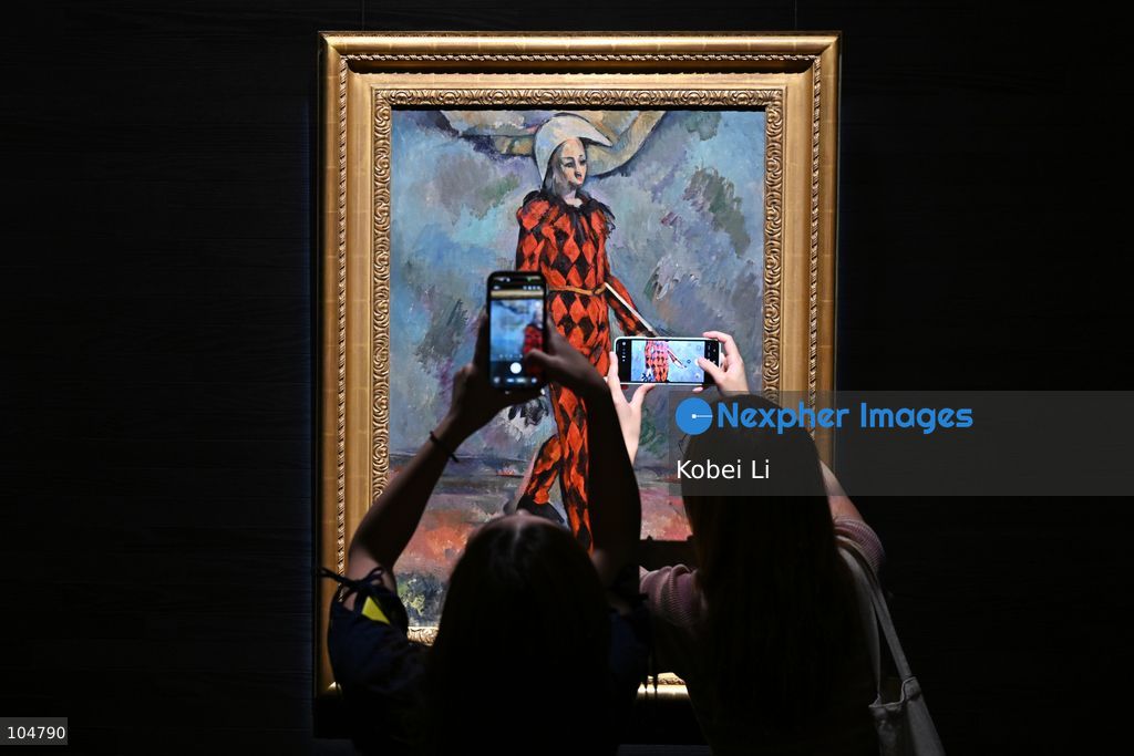 Arlequin, an artwork of Paul Cézanne display at Sotheby's Maison on October 13, 2026 in Hong Kong. (Photo by Kobei Li/Nexpher Images)