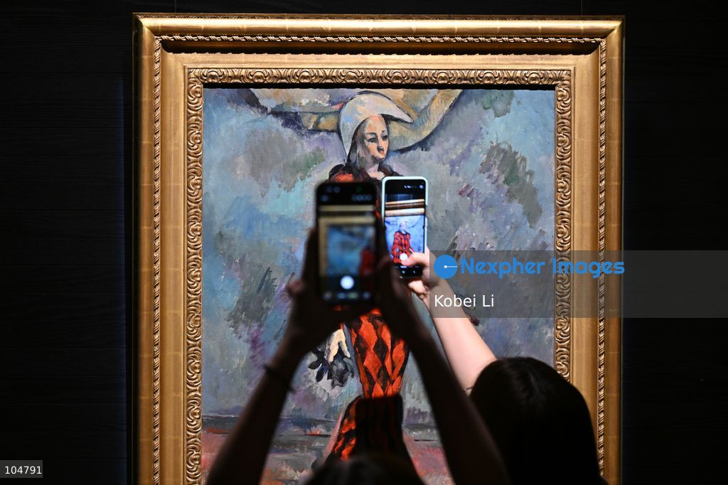 Arlequin, an artwork of Paul Cézanne display at Sotheby's Maison on October 13, 2026 in Hong Kong. (Photo by Kobei Li/Nexpher Images)