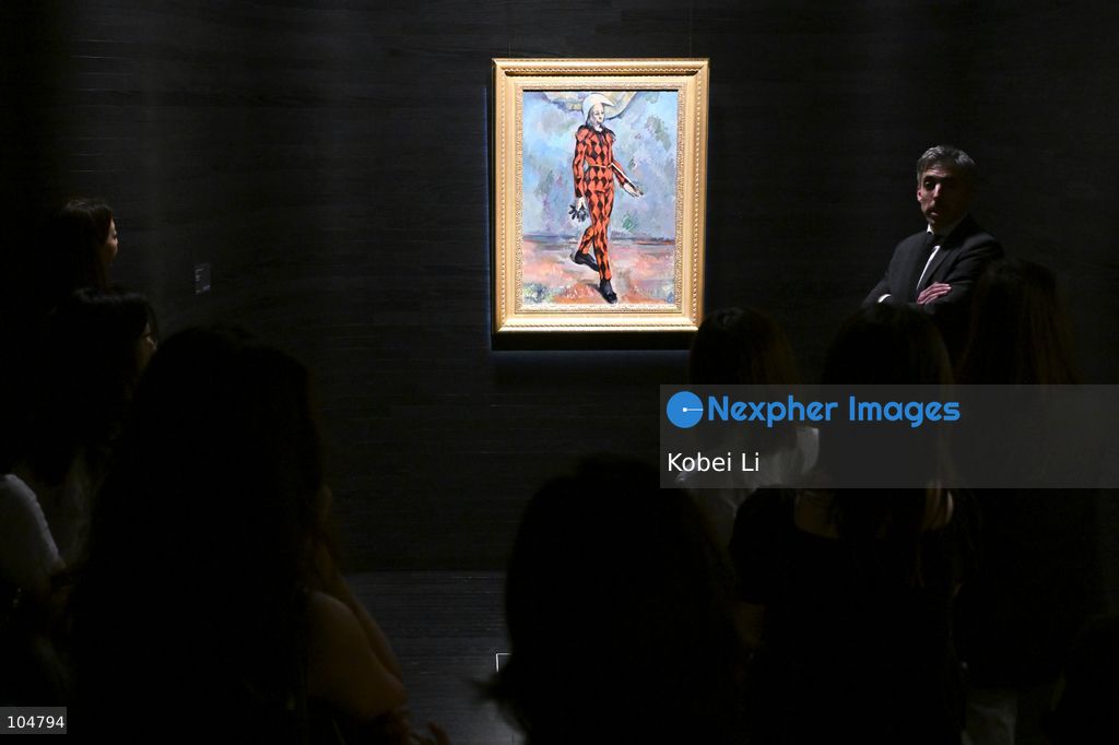 Arlequin, an artwork of Paul Cézanne display at Sotheby's Maison on October 13, 2026 in Hong Kong. (Photo by Kobei Li/Nexpher Images)