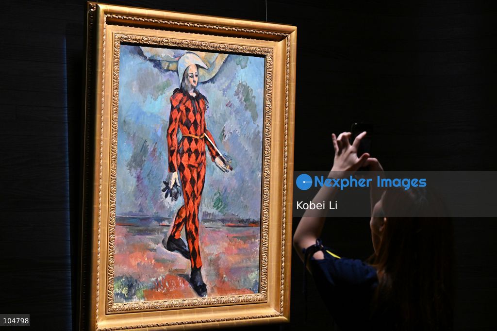 Arlequin, an artwork of Paul Cézanne display at Sotheby's Maison on October 13, 2026 in Hong Kong. (Photo by Kobei Li/Nexpher Images)
