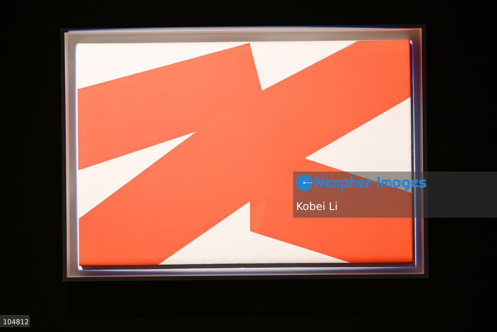 Red White, an artwork of Ellsworth Kelly display at Sotheby's Maison on October 13, 2026 in Hong Kong. (Photo by Kobei Li/Nexpher Images)