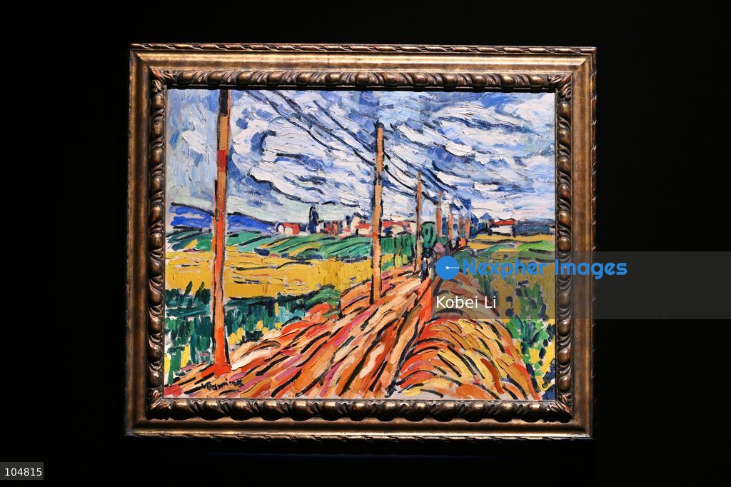 Bateaux au port de Collioure, an artwork of André Derain display at Sotheby's Maison on October 13, 2026 in Hong Kong. (Photo by Kobei Li/Nexpher Images)