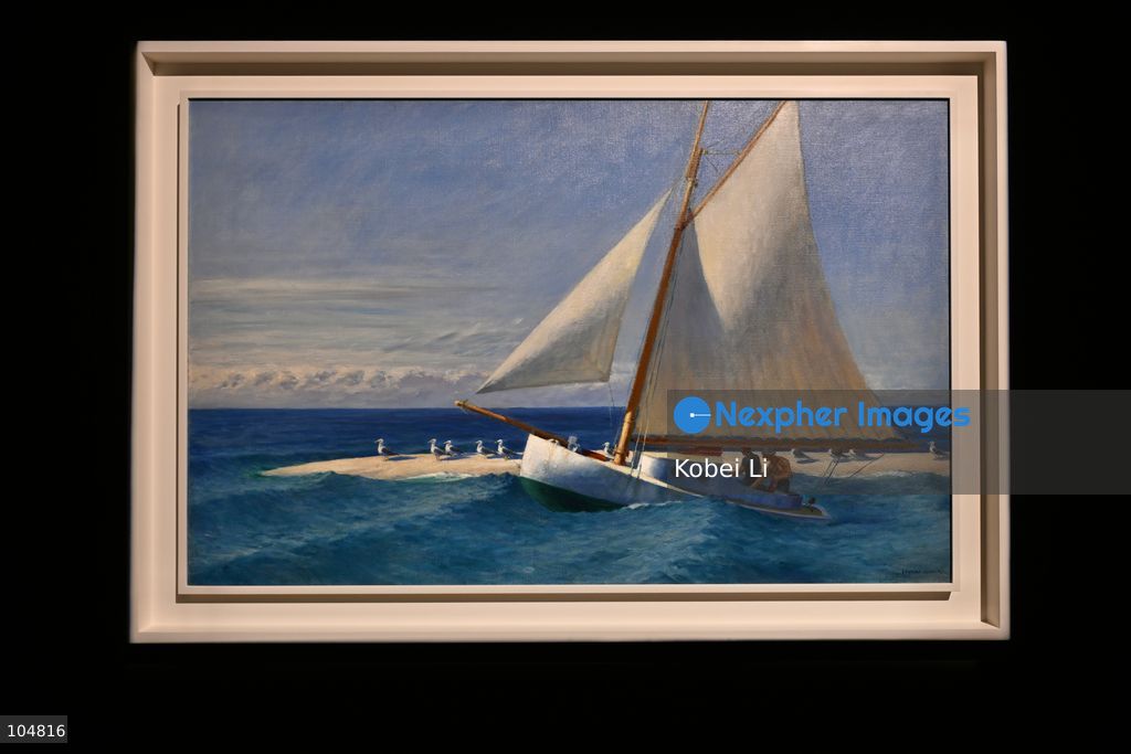 The "Martha McKeen" of Wellfleet, an artwork of Edward Hopper display at Sotheby's Maison on October 13, 2026 in Hong Kong. (Photo by Kobei Li/Nexpher Images)