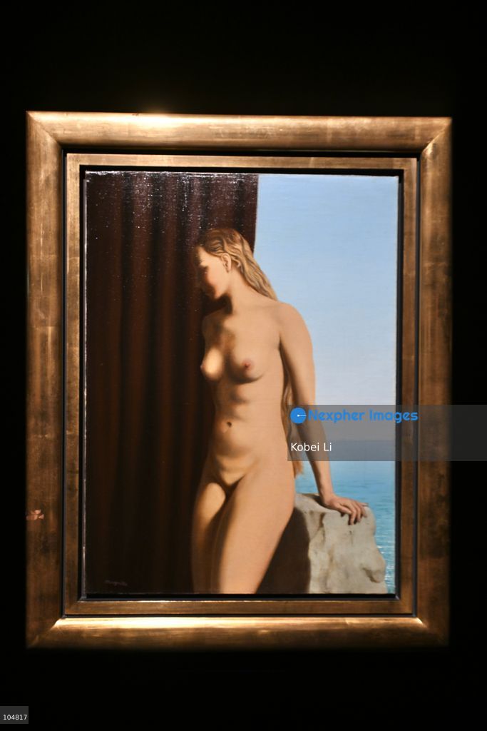 La Chambre De La Fée, an artwork of René Magritte display at Sotheby's Maison on October 13, 2026 in Hong Kong. (Photo by Kobei Li/Nexpher Images)
