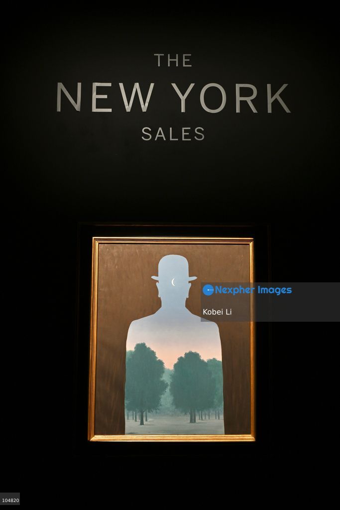 The Collection of Sydell Miller, an artwork of Rene Magritte display at Sotheby's Maison on October 13, 2026 in Hong Kong. (Photo by Kobei Li/Nexpher Images)