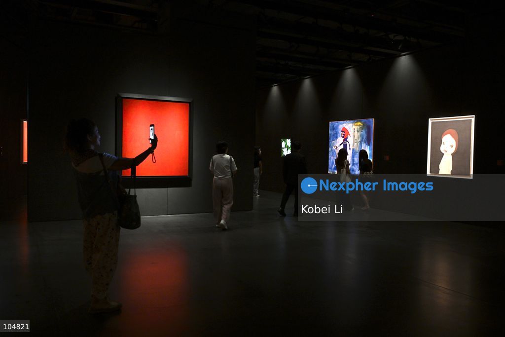 Visitors visiting the Sotheby's Maison on October 13, 2026 in Hong Kong. (Photo by Kobei Li/Nexpher Images)