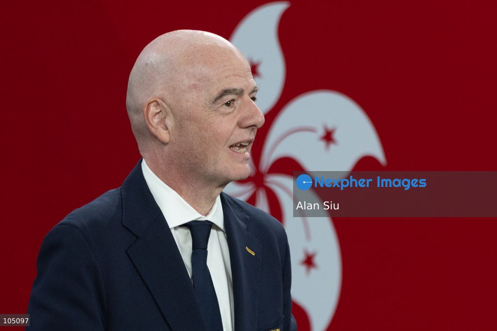 FIFA President Gianni Infantino attend the FIFA ASEAN Challenge Cup final at Kai Tak Stadium in Hong Kong, China on October 3, 2026. (Photo by Alan Siu/Nexpher Images)