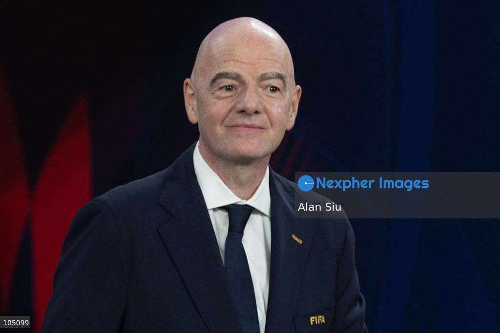 FIFA President Gianni Infantino attend the FIFA ASEAN Challenge Cup final at Kai Tak Stadium in Hong Kong, China on October 3, 2026. (Photo by Alan Siu/Nexpher Images)