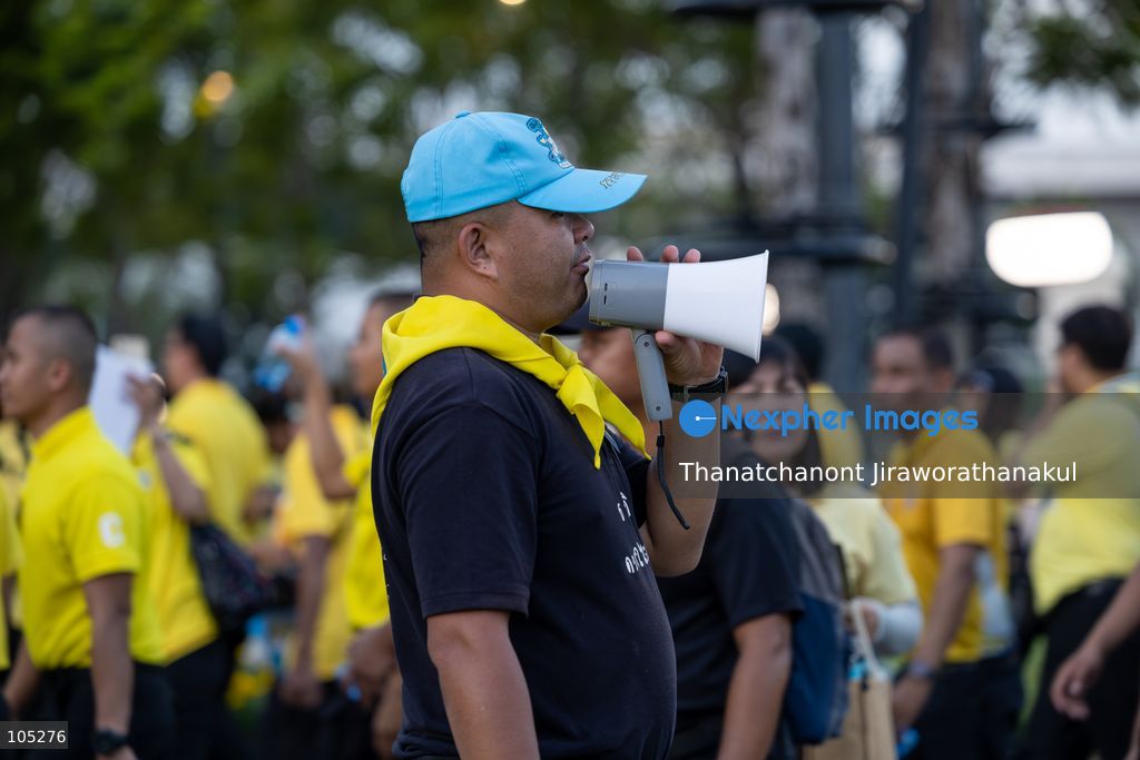 BANGKOK, Thailand — October 13, 2026 — Thailand marked Nawaminthara Maharaj Day on Tuesday, commemorating the anniversary of the passing of His Majesty King Bhumibol Adulyadej the Great (Rama IX), who died on October 13, 2016. At the King Bhumibol Adulyadej the Great Memorial Park in Bangkok’s Dusit district, government officials and representatives from various organizations took part in wreath-laying ceremonies to pay tribute to the late monarch and honor his contributions to the country. The annual observance provides an occasion for the Thai people to remember his legacy and express their gratitude for his lifelong dedication to the nation. (Photo by Thanatchanont Jiraworathanakul/Nexpher Images)