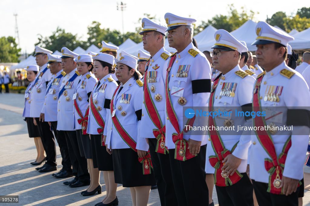 BANGKOK, Thailand — October 13, 2026 — Thailand marked Nawaminthara Maharaj Day on Tuesday, commemorating the anniversary of the passing of His Majesty King Bhumibol Adulyadej the Great (Rama IX), who died on October 13, 2016. At the King Bhumibol Adulyadej the Great Memorial Park in Bangkok’s Dusit district, government officials and representatives from various organizations took part in wreath-laying ceremonies to pay tribute to the late monarch and honor his contributions to the country. The annual observance provides an occasion for the Thai people to remember his legacy and express their gratitude for his lifelong dedication to the nation. (Photo by Thanatchanont Jiraworathanakul/Nexpher Images)