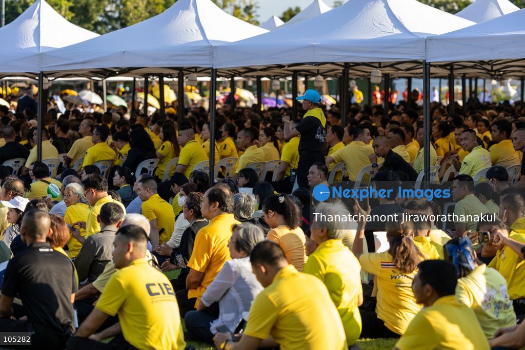 BANGKOK, Thailand — October 13, 2026 — Thailand marked Nawaminthara Maharaj Day on Tuesday, commemorating the anniversary of the passing of His Majesty King Bhumibol Adulyadej the Great (Rama IX), who died on October 13, 2016. At the King Bhumibol Adulyadej the Great Memorial Park in Bangkok’s Dusit district, government officials and representatives from various organizations took part in wreath-laying ceremonies to pay tribute to the late monarch and honor his contributions to the country. The annual observance provides an occasion for the Thai people to remember his legacy and express their gratitude for his lifelong dedication to the nation. (Photo by Thanatchanont Jiraworathanakul/Nexpher Images)