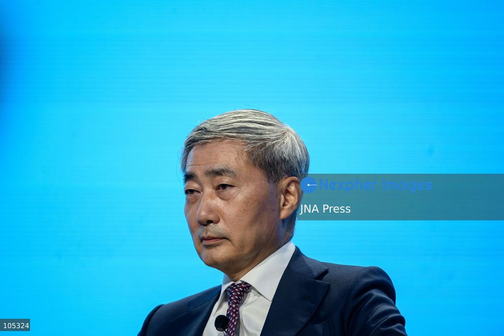 BANGKOK, THAILAND - OCTOBER 13, 2026: Bank of Korea Governor Hyun-Song Shin takes part during “Governor Talks: Korea's Monetary Policy Challenges in the Context of the Combination of the AI Upcycle and Conflict in the Middle East” at the 2026 Annual Meetings of the International Monetary Fund (IMF) and the World Bank Group in Bangkok. The discussion examines Korea’s monetary policy challenges amid the global artificial intelligence upcycle and uncertainty stemming from the conflict in the Middle East. Photo by Watsawat Koktabtim / JNA Press. (Photo by Watsawat "James" Koktabtim/JNA Press via Nexpher Images)