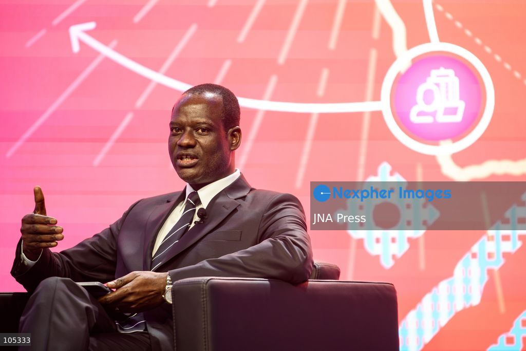 BANGKOK, THAILAND - OCTOBER 13, 2026: Nigeria's Minister of Finance and Economy Taiwo Oyedele speaks in "Africa's Golden Future" during the 2026 Annual Meetings of the International Monetary Fund (IMF) and the World Bank Group in Bangkok. The discussion explores the possibilities of Africa's regional growth, structural reforms, and deeper trade integration and create jobs for its rapidly growing youth population. Photo by Watsawat Koktabtim / JNA Press. (Photo by Watsawat "James" Koktabtim/JNA Press via Nexpher Images)