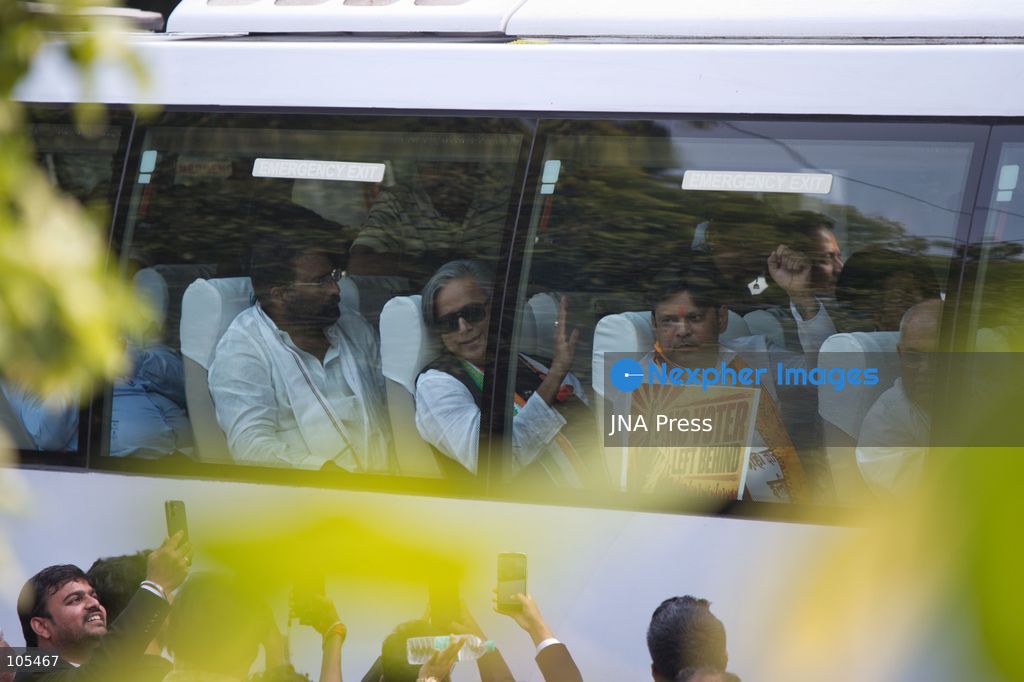 NEW DELHI, INDIA, OCTOBER 12, 2026: Congress party workers and opposition leaders take part in a protest in New Delhi demanding the resignation of Chief Election Commissioner Gyanesh Kumar over alleged electoral irregularities and revisions to voter rolls under the Special Intensive Revision (SIR). Police detain participants during the demonstration amid a heavy security deployment. Photo by Amit Sukula / JNA Press. (Photo by Amit shukla/JNA Press via Nexpher Images)