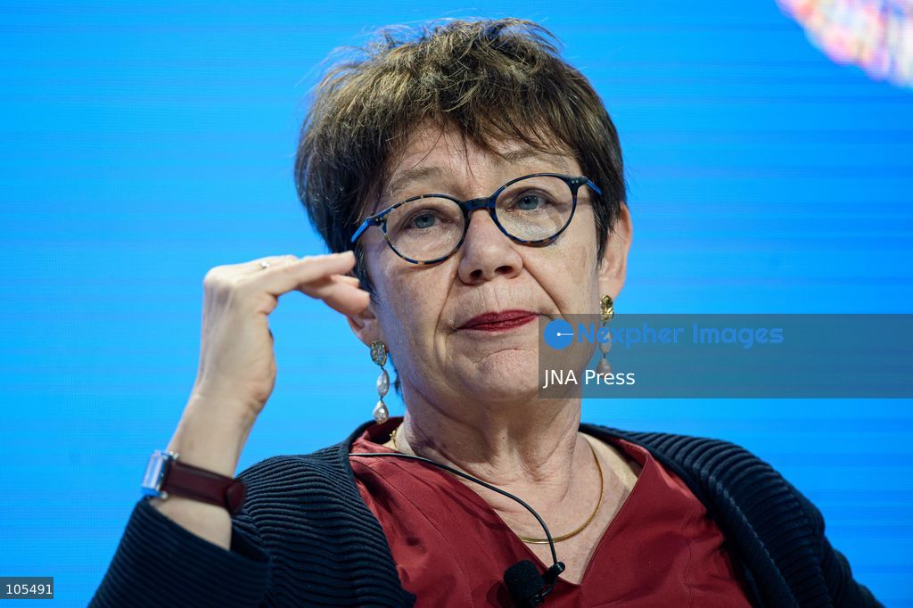 BANGKOK, THAILAND - October 14, 2026: President of European Bank for Reconstruction and Development Odile Renaud-Basso speaks in “Trade Diversification in Turbulent Times: Implications for Economic Stability and Growth”. during the 2026 Annual Meetings of the International Monetary Fund and the World Bank Group in Bangkok. The event explores how trade diversification can strengthen economic resilience and create new opportunities amid global uncertainty and risks. Photo by Watsawat Koktabtim / JNA Press. (Photo by Watsawat "James" Koktabtim/JNA Press via Nexpher Images)