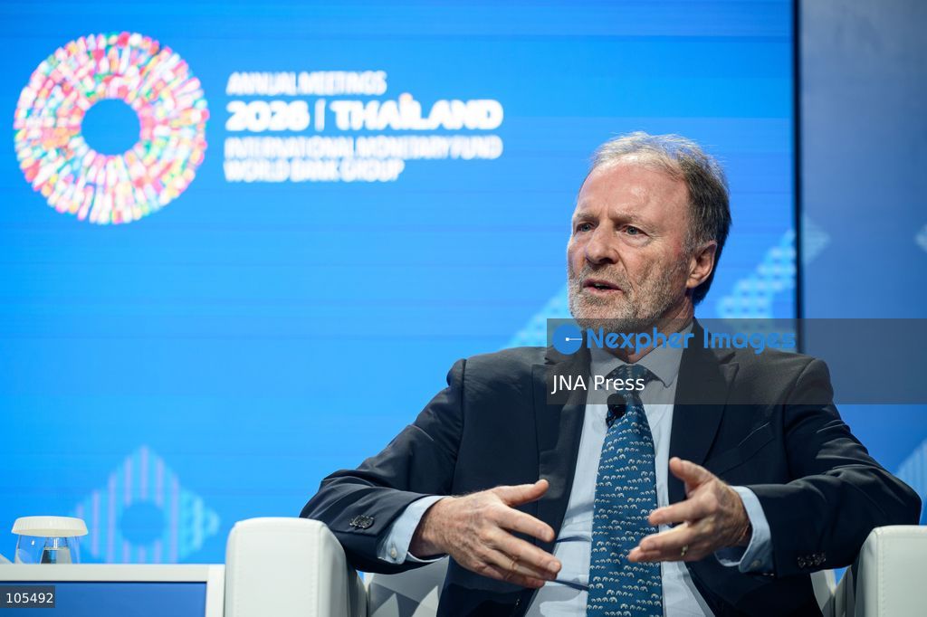 BANGKOK, THAILAND - October 14, 2026: World Trade Organization Chief Economist Robert Staiger speaks in “Trade Diversification in Turbulent Times: Implications for Economic Stability and Growth”. during the 2026 Annual Meetings of the International Monetary Fund and the World Bank Group in Bangkok. The event explores how trade diversification can strengthen economic resilience and create new opportunities amid global uncertainty and risks. Photo by Watsawat Koktabtim / JNA Press. (Photo by Watsawat "James" Koktabtim/JNA Press via Nexpher Images)